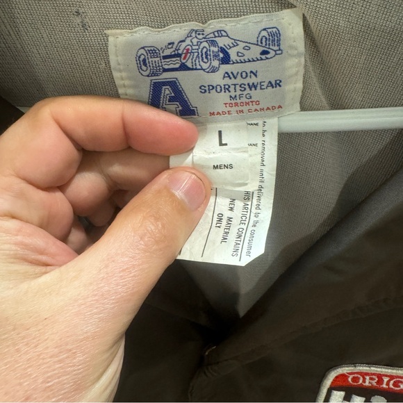 Vintage Men’s Brown L Wind breaker style nylon Hires Rootbeer Delivery Jacket - Picture 3 of 9